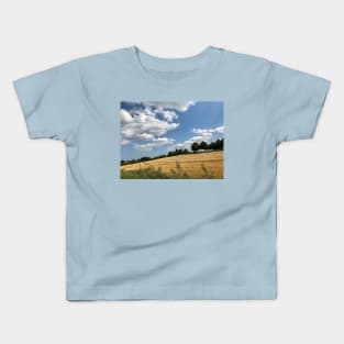 Rural German landscape in Schleswig-Holstein Kids T-Shirt